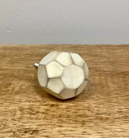 Wooden Hexagon Knob