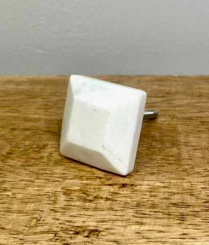White Marble knob