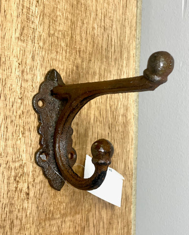 Small Rust-Coloured Wall Hooks