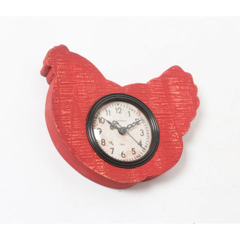 Red Hen Magnet Clock